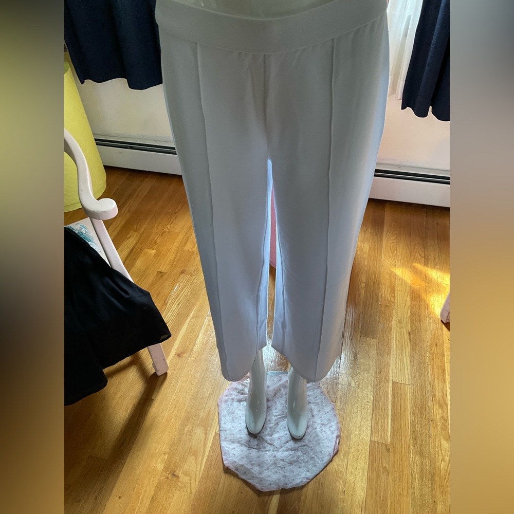 Elegant White Women's Pants